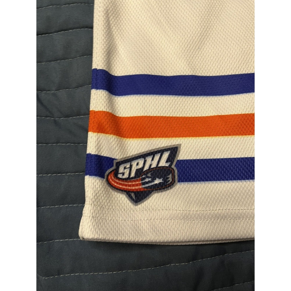 Mississippi River Kings Jersey Men's XL White Hockey 90's Night Promo OT Sports - Picture 11 of 12